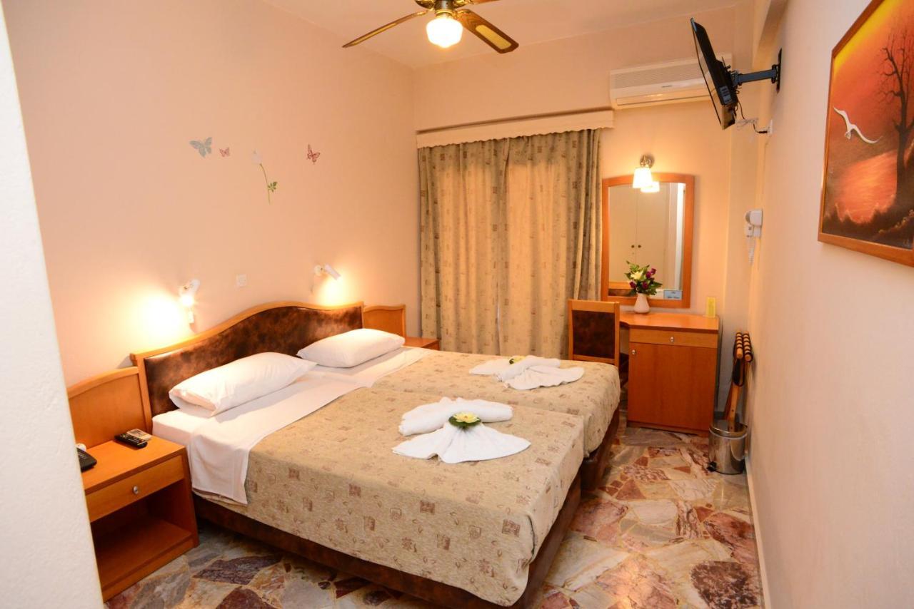 Sappho Hotel Skala Eresou Bagian luar foto