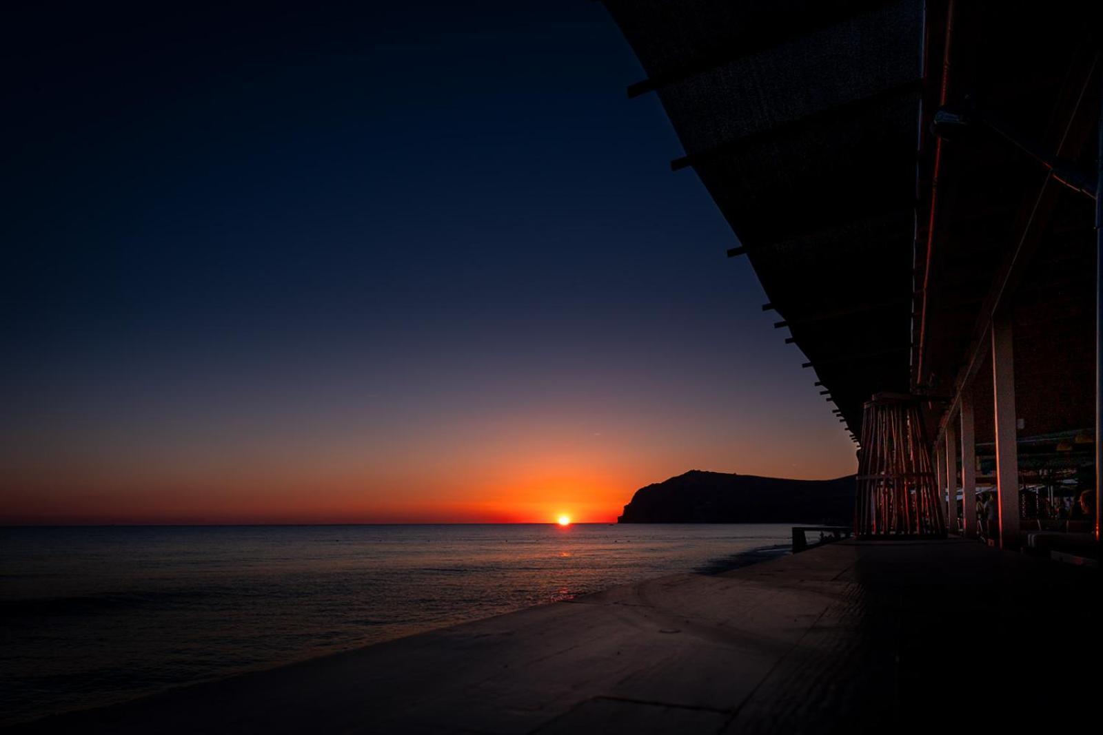 Sappho Hotel Skala Eresou Bagian luar foto