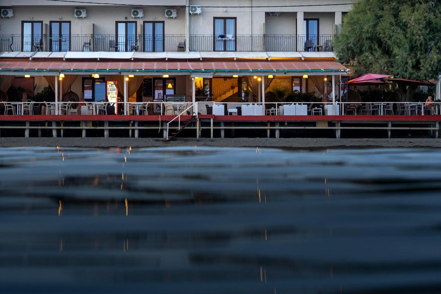 Sappho Hotel Skala Eresou Bagian luar foto