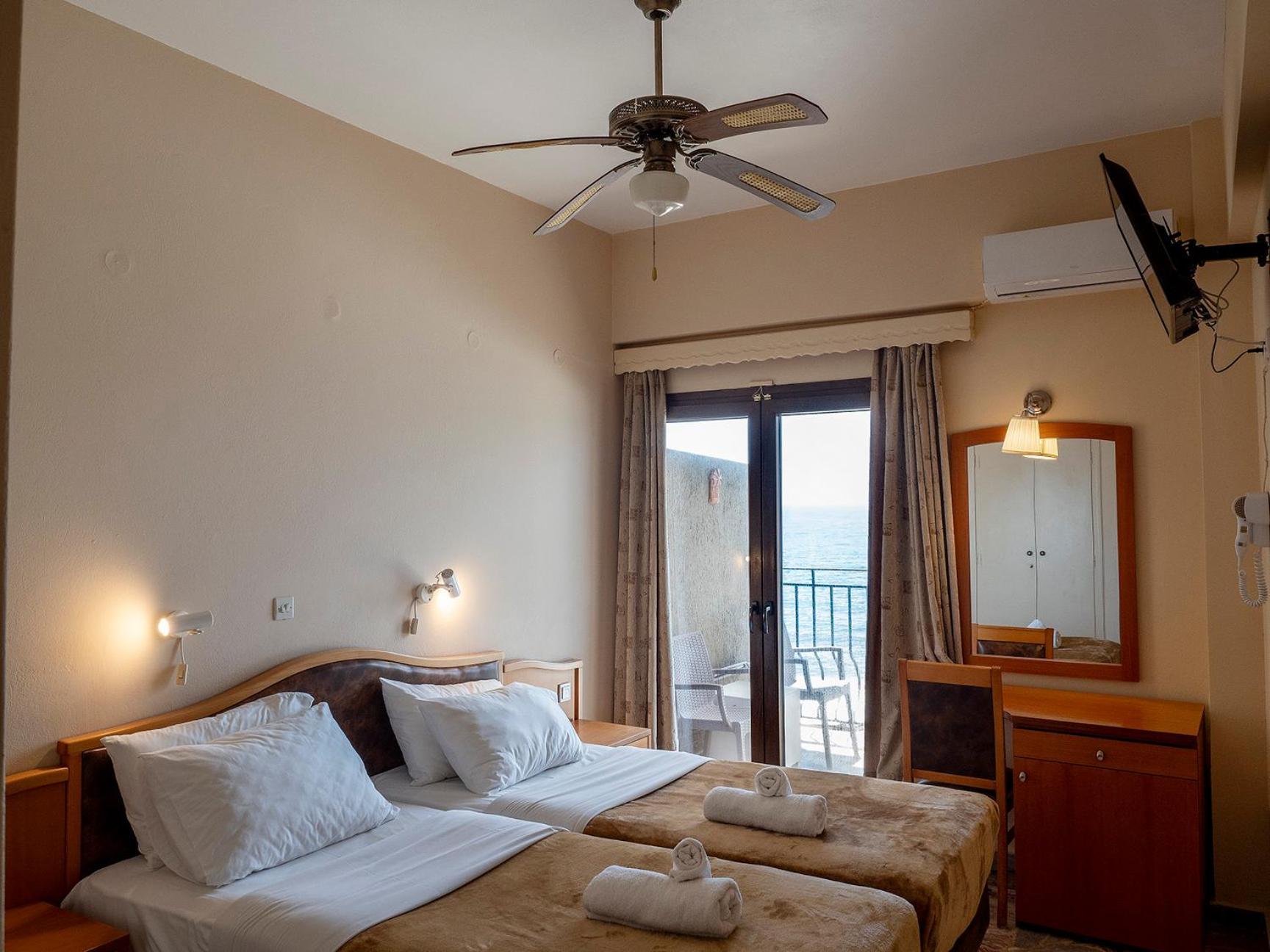 Sappho Hotel Skala Eresou Bagian luar foto