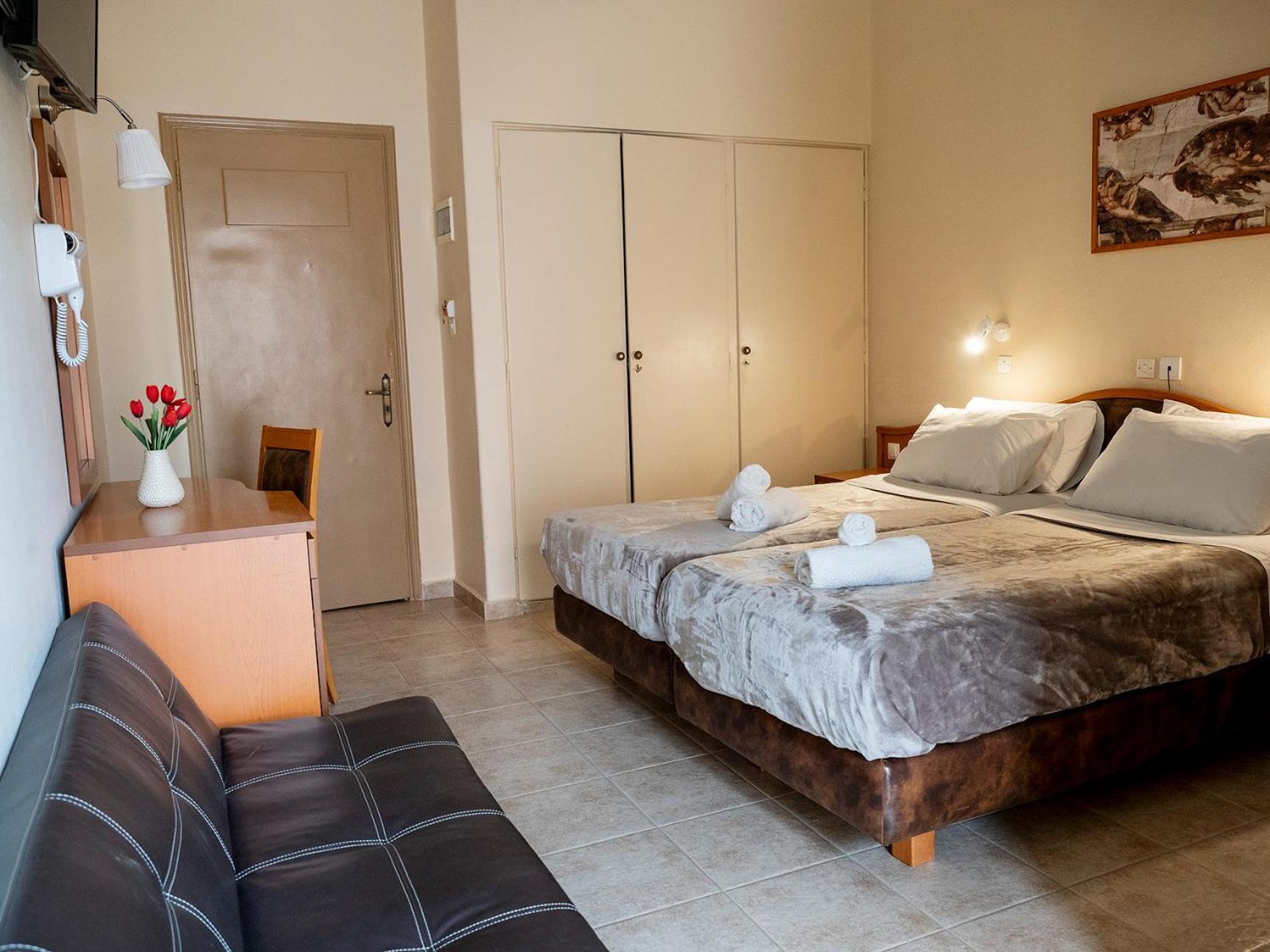 Sappho Hotel Skala Eresou Bagian luar foto