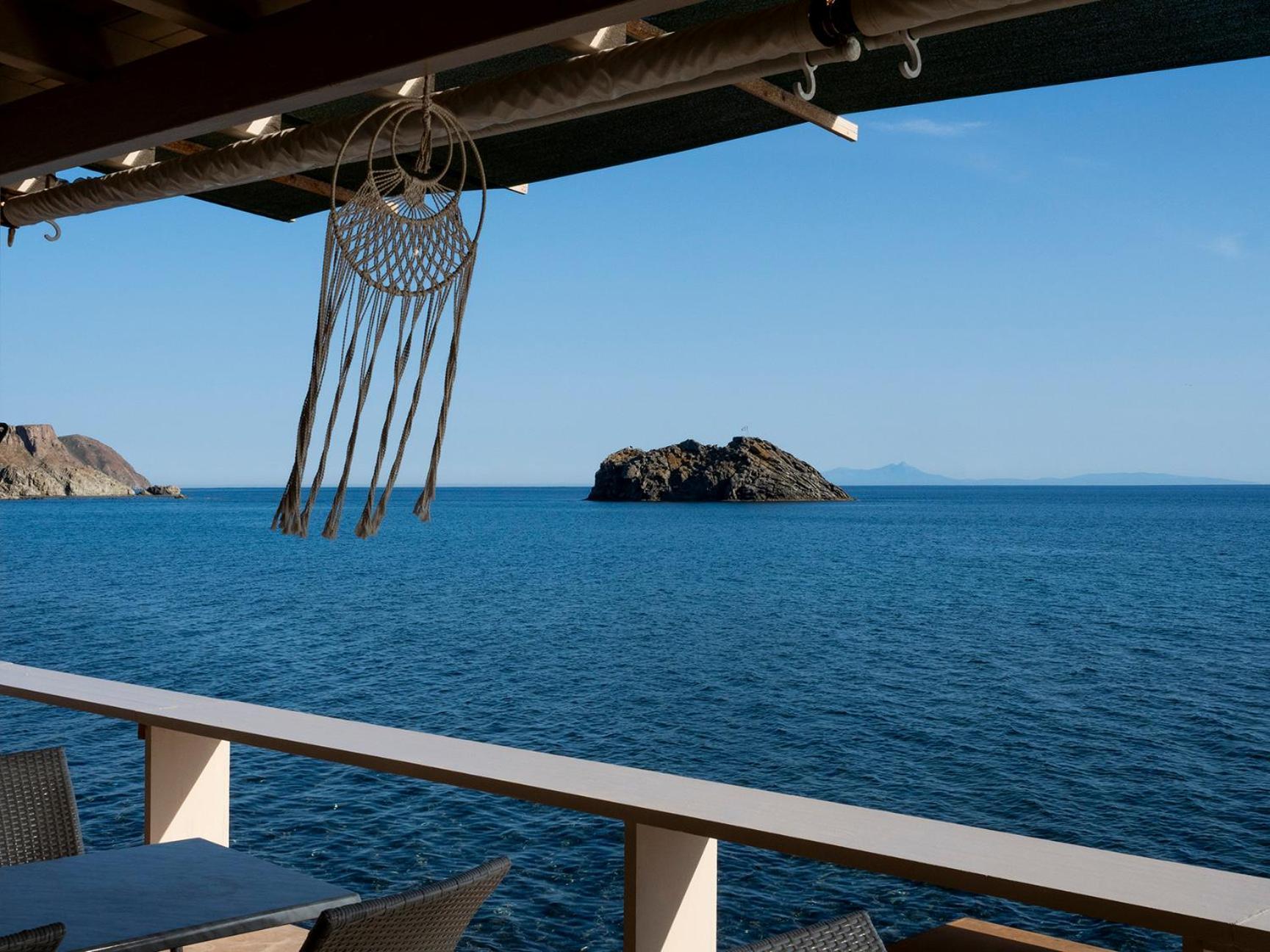 Sappho Hotel Skala Eresou Bagian luar foto