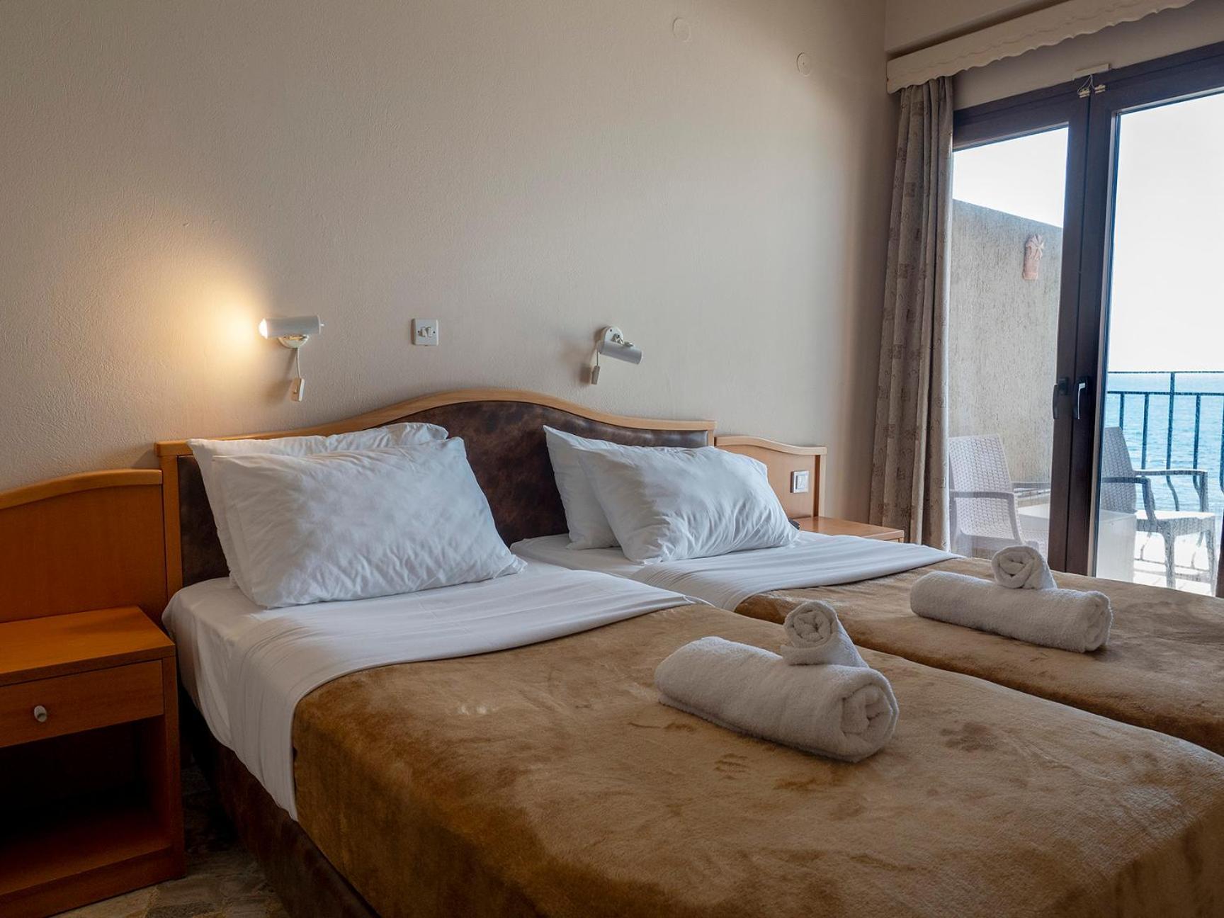 Sappho Hotel Skala Eresou Bagian luar foto