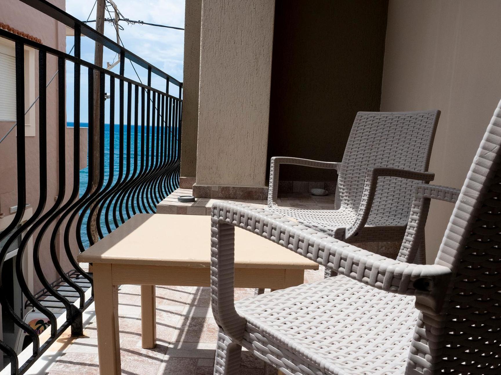 Sappho Hotel Skala Eresou Bagian luar foto